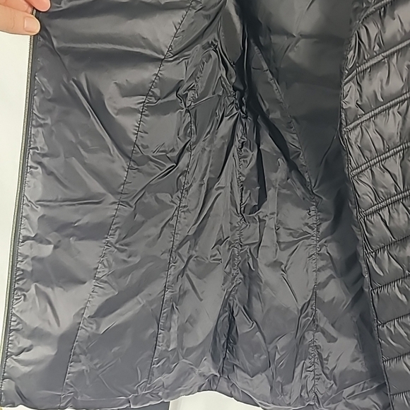 Laundry by Shelli Segal Women's Black Puffer Jacket Coat Hooded Sz S - Picture 8 of 13